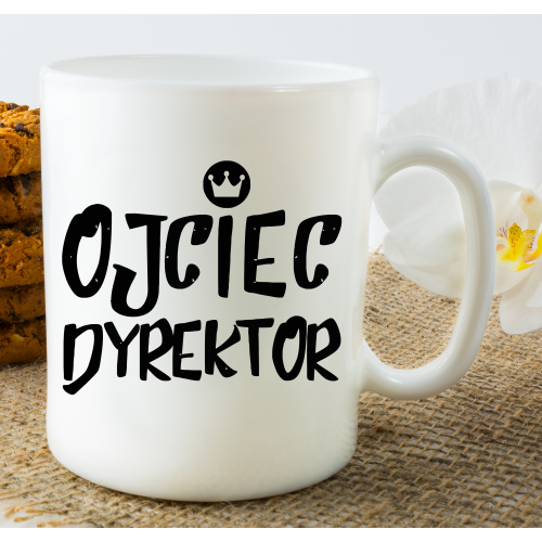 Kubek z nadrukiem OJCIEC DYREKTOR