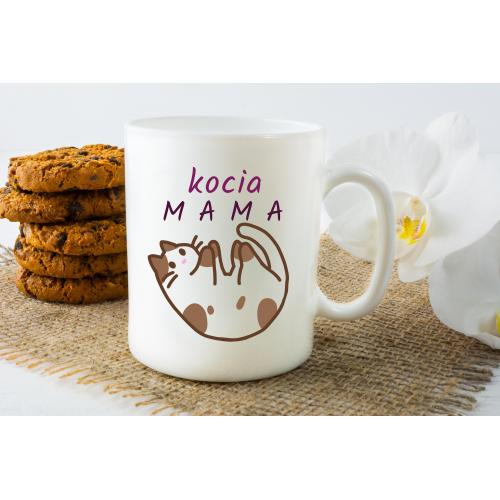 Kubek z nadrukiem kocia mama