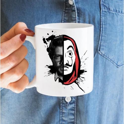 kubek z nadrukiem profesor mask