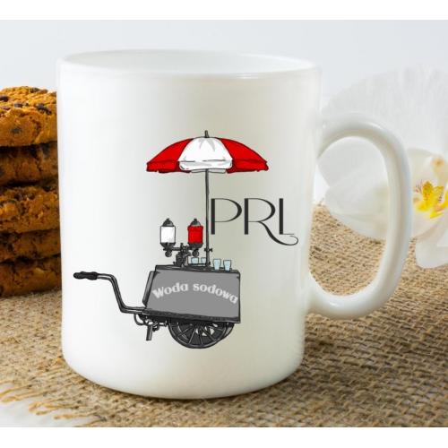 Kubek z nadrukiem w służbie narodu PRL