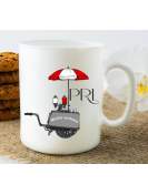 Kubek z nadrukiem w służbie narodu PRL