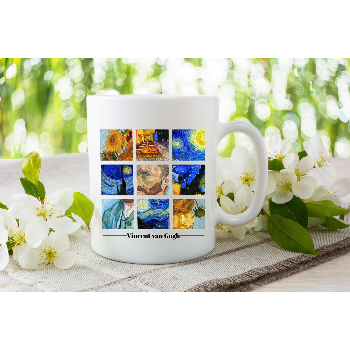 Kubek z nadrukiem najlepsza dziewczyna flowers