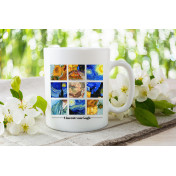 Kubek z nadrukiem najlepsza dziewczyna flowers