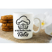 Kubek z nadrukiem W tej kuchni rządzi tata