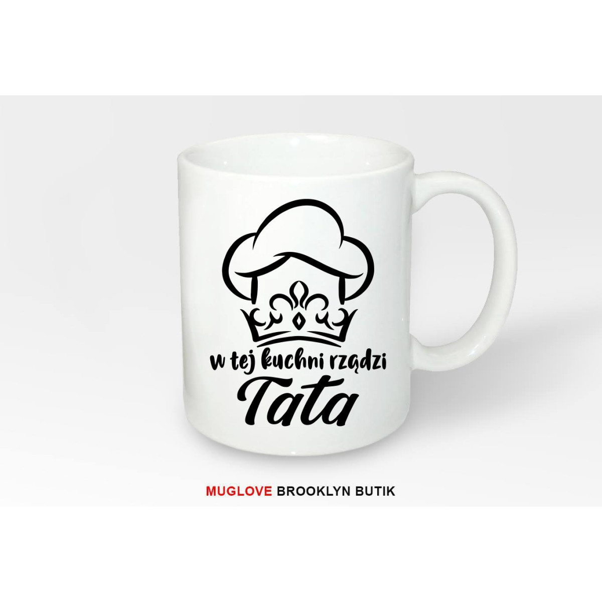 Kubek z nadrukiem W tej kuchni rządzi tata