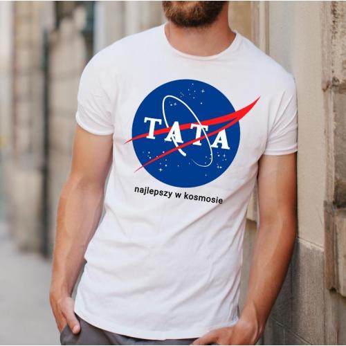 T-shirt oversize Najlepszy tata w galaktyce