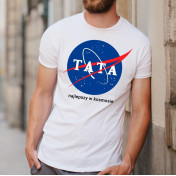 T-shirt oversize Najlepszy tata w galaktyce