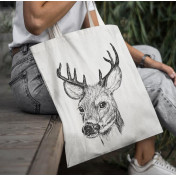Torba bawełniana Tańczące renifery