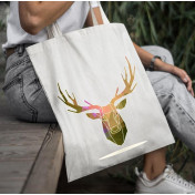 Torba bawełniana Tańczące renifery