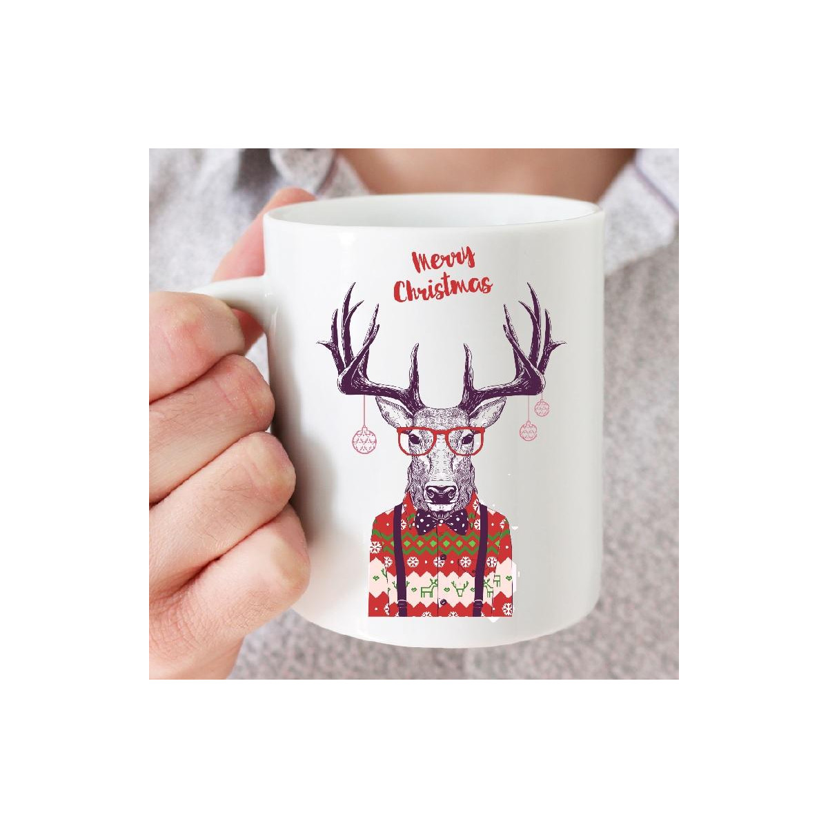 Kubek z nadrukiem Christmas tree