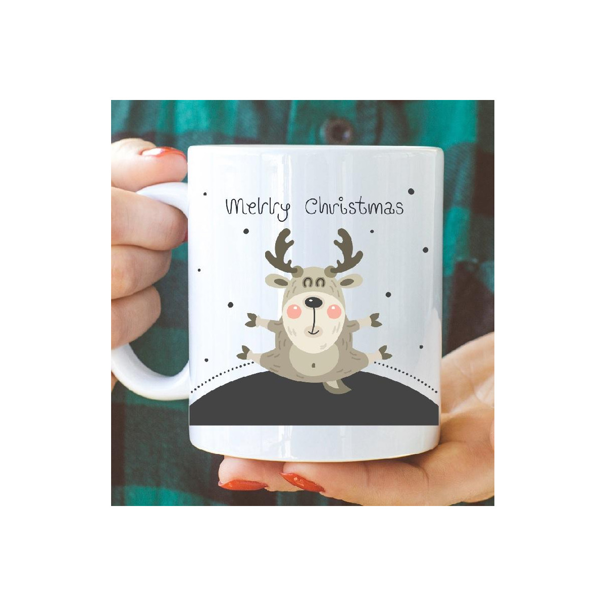 Kubek z nadrukiem Christmas tree