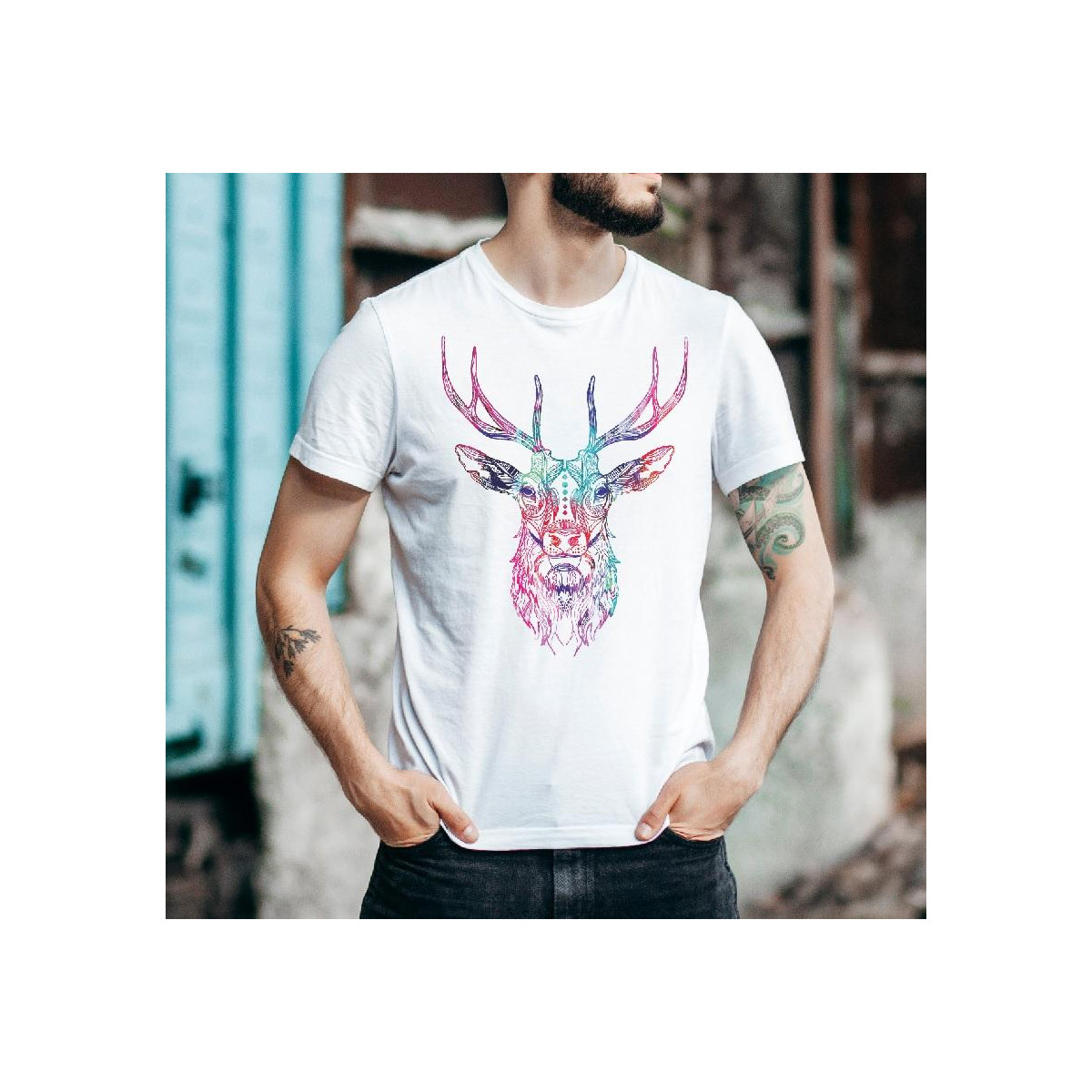 T-shirt oversize DTG Rudolph