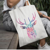 Torba bawełniana ecri MK deer 2