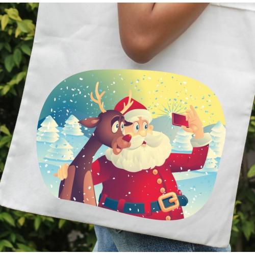 Torba bawełniana ecri MK deer 2