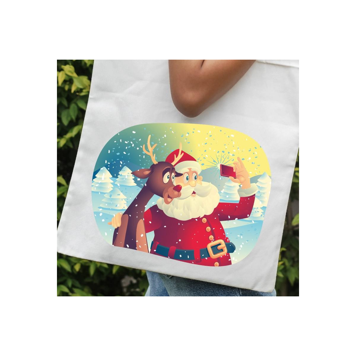 Torba bawełniana ecri MK deer 2