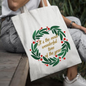 Torba bawełniana ecri MK deer 2