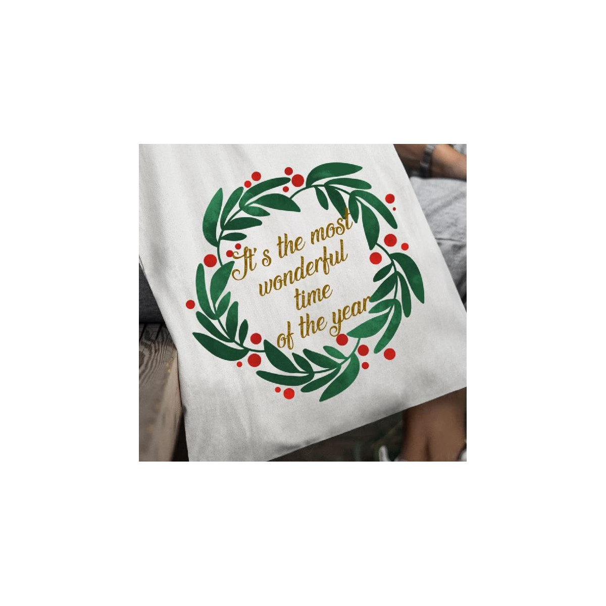 Torba bawełniana ecri MK deer 2