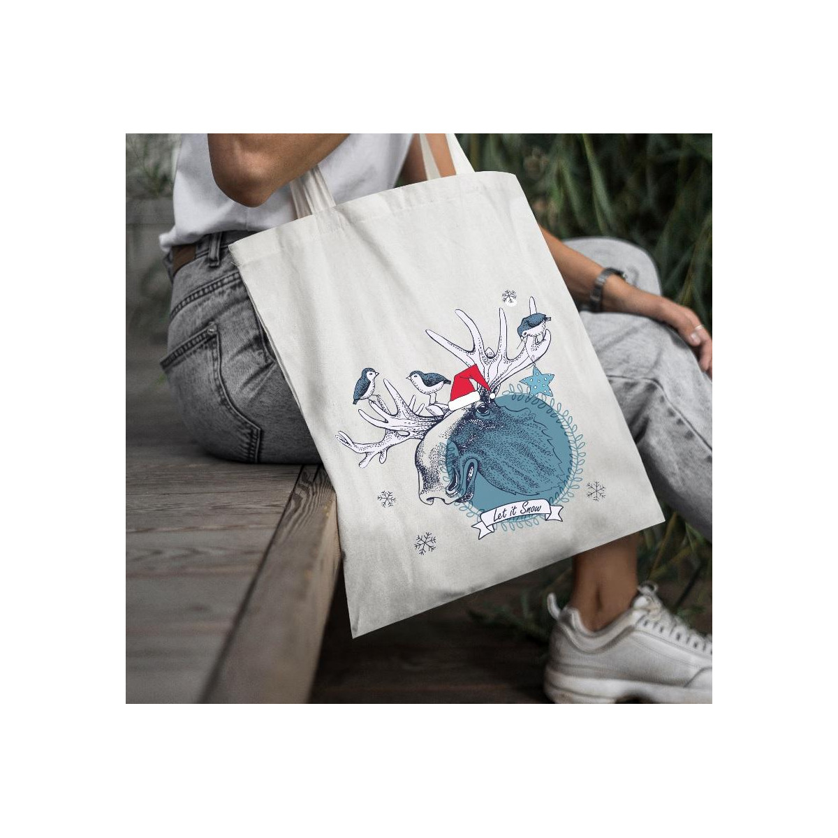 Torba bawełniana Merry Chrismas 2