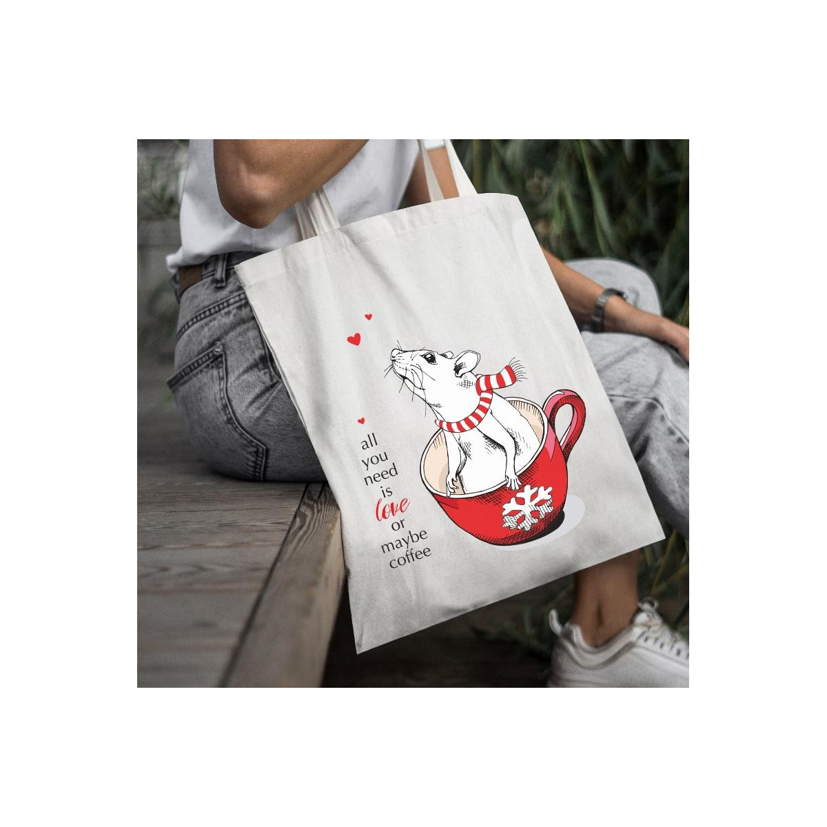 Torba bawełniana Merry Chrismas 2