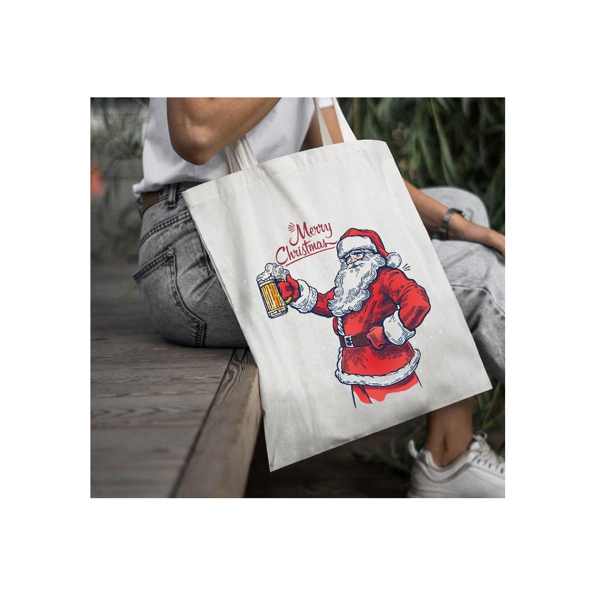 Torba bawełniana Merry Chrismas 2