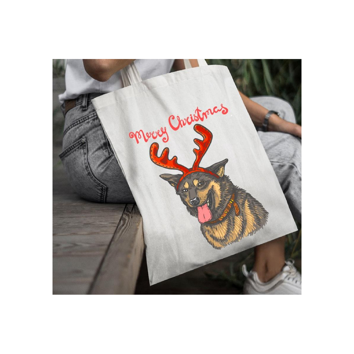 Torba bawełniana Merry Chrismas 2