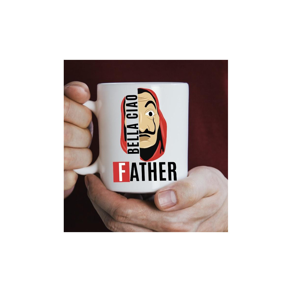 Kubek z nadrukiem Grill master tata