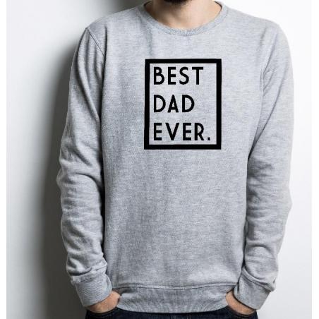 Bluza oversize szara Best dad ever