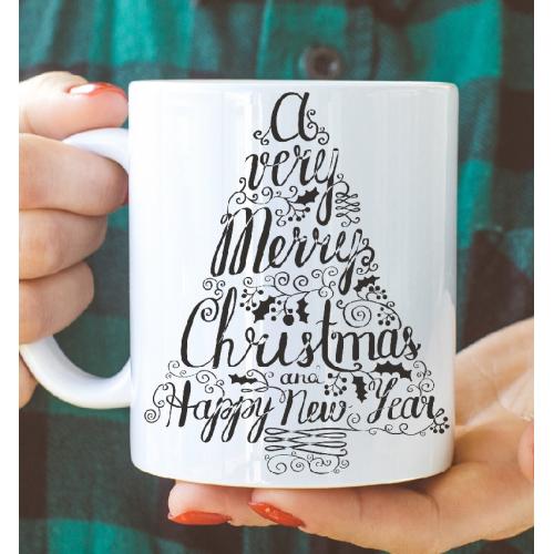 Kubek z nadrukiem Choinka...