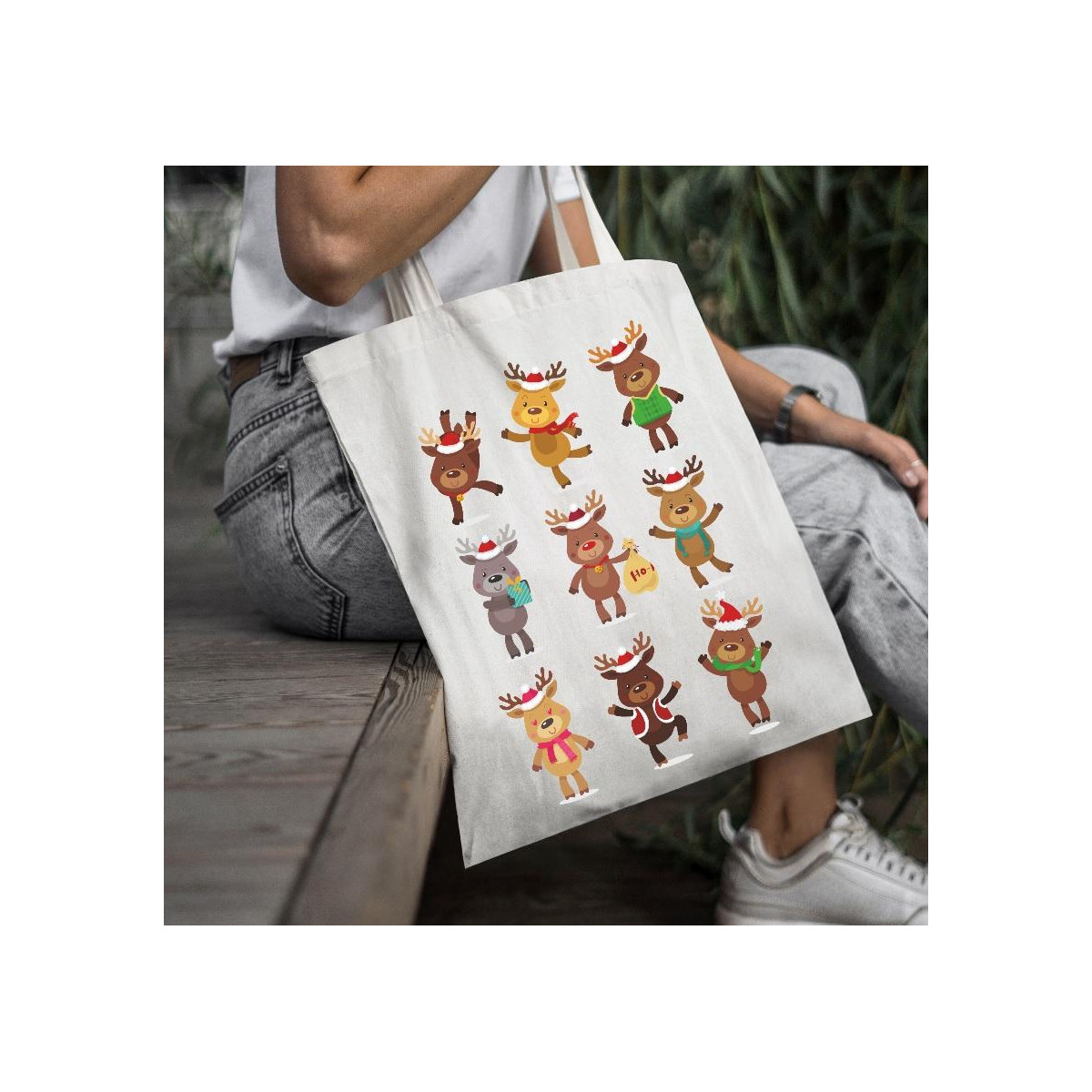 Torba bawełniana Merry chrismas 1