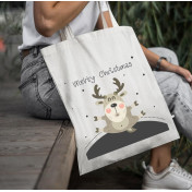 Torba bawełniana Tańczące renifery