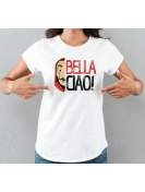 T-shirt lady slim DTG  van gogh