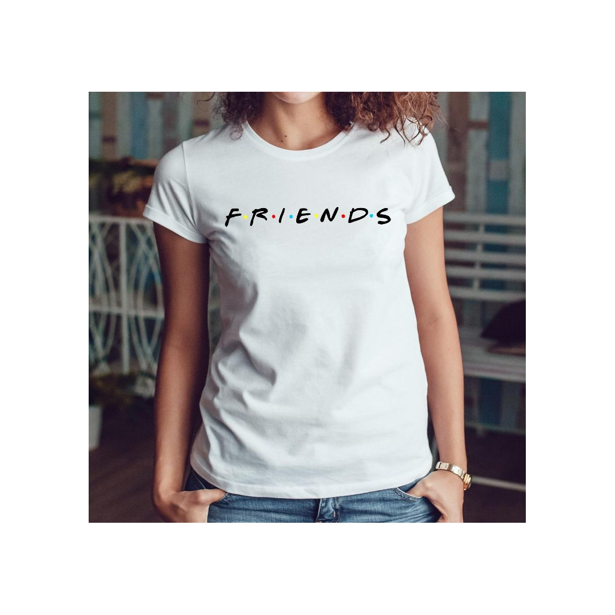 T-shirt lady slim DTG  Kocham góry