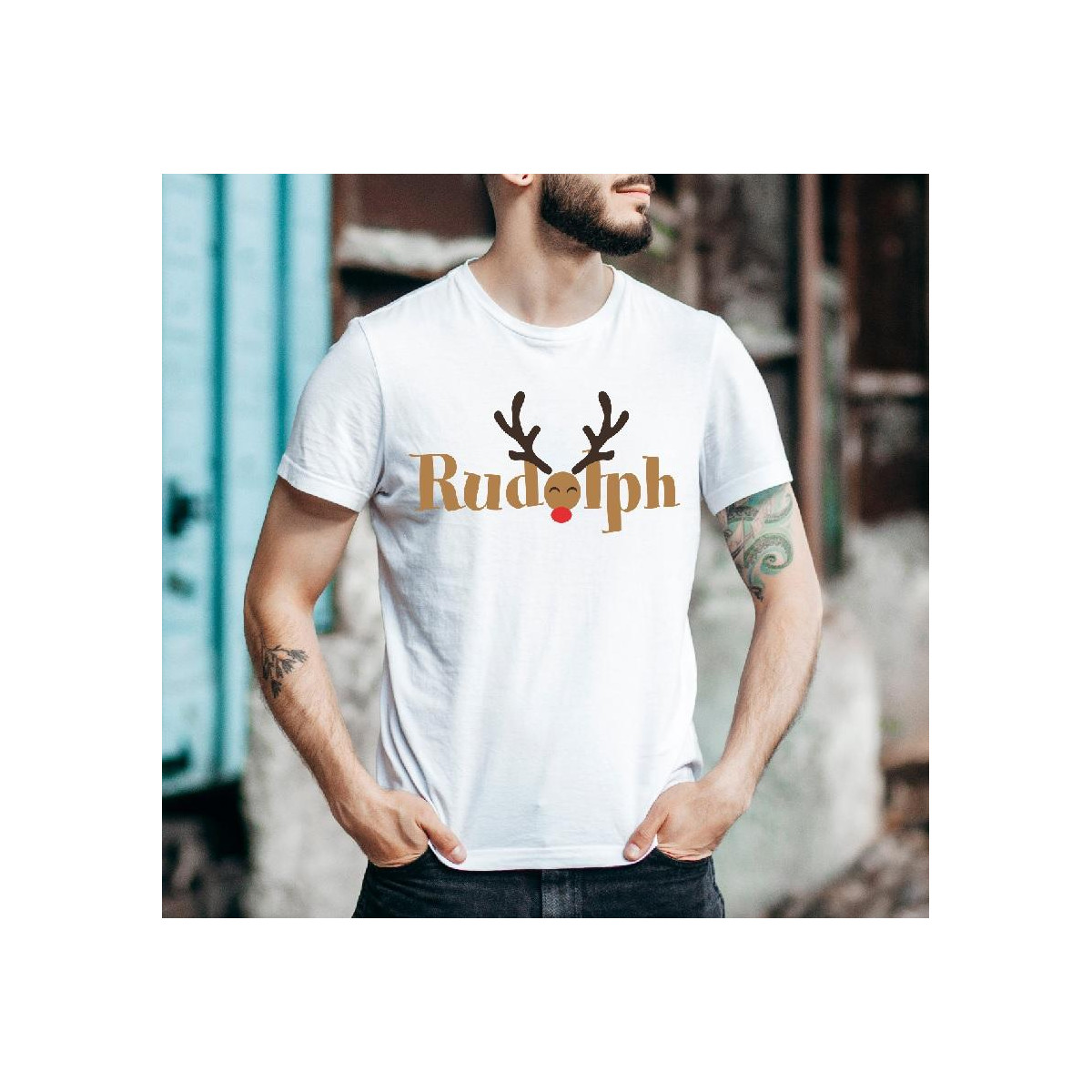 T-shirt oversize DTG Sweet Christmas