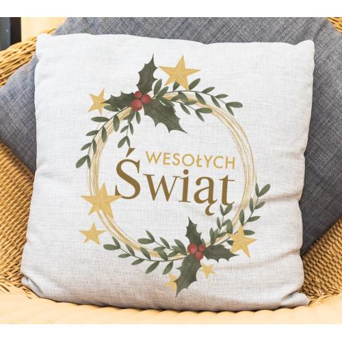 PODUSZKA druk Wesołych świąt