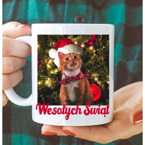 Kubek z nadrukiem Wesołych...