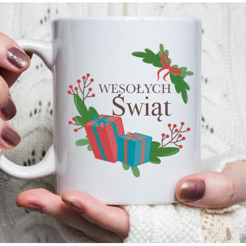 Kubek z nadrukiem Wesołych...