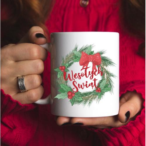 Kubek z nadrukiem Wesołych...