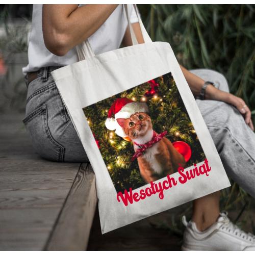 Torba bawełniana Wesołych...