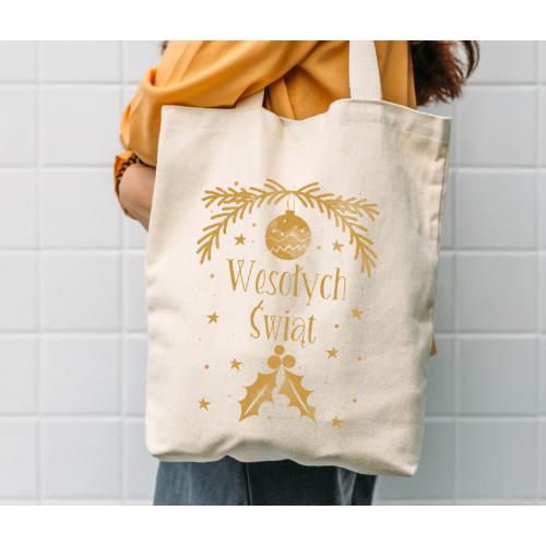 Torba bawełniana Wesołych...