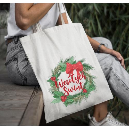 Torba bawełniana Wesołych...