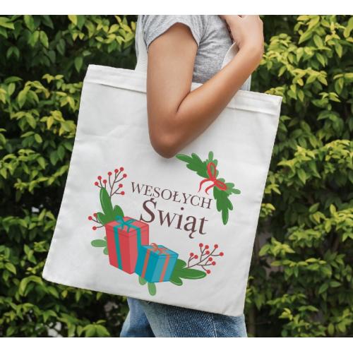 Torba bawełniana Wesołych...