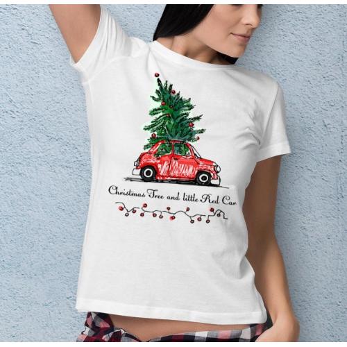 T-shirt lady slim DTG  Mk deer 2