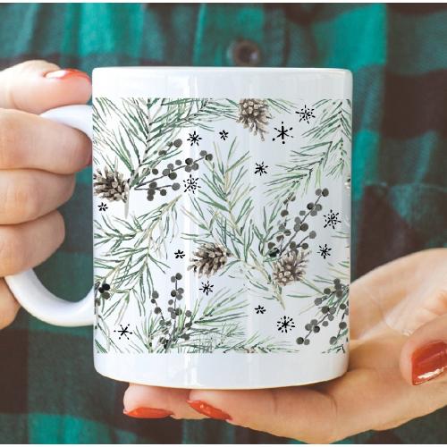 Kubek z nadrukiem Gałązka...