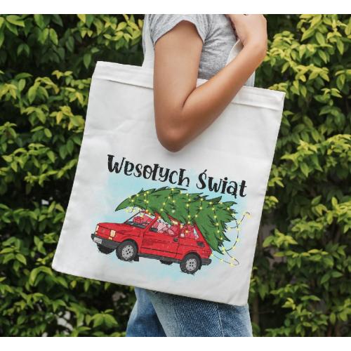 Torba bawełniana Wesołych...