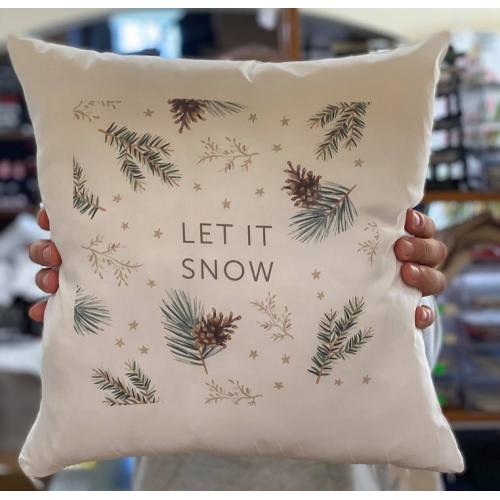 PODUSZKA druk Let it snow