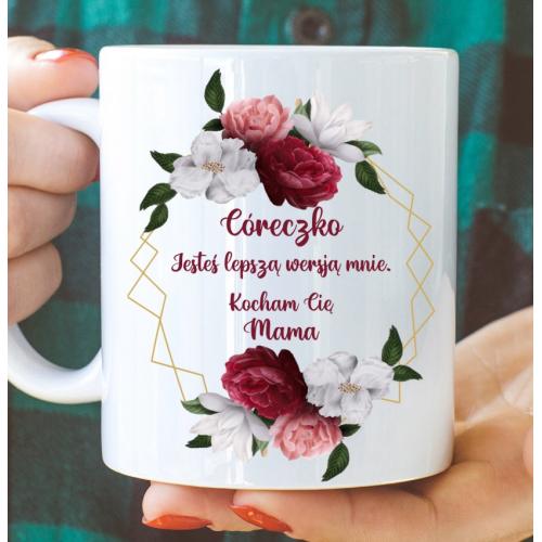 Kubek z nadrukiem Córeczko...