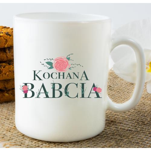 Kubek | Kochana Babcia Kwiaty