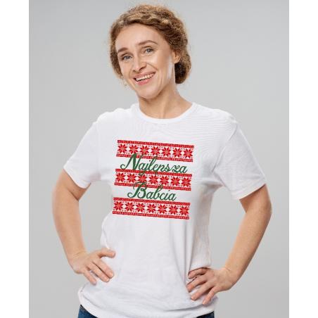 T-shirt lady Najlepsz Babcia Gwiazdy