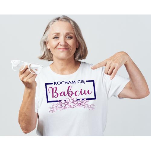 T-shirt lady Kocham Cię Babciu