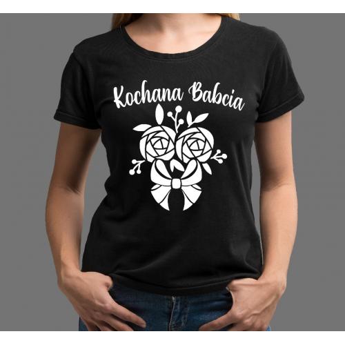 T-shirt lady Kochana Babcia...